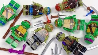 LEGO Ninja Turtles KDL831 - Raphael | Donatello | Leonardo | Unofficial Minifiguresレゴ 레고
