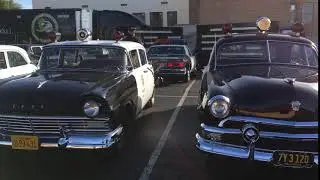My 1957 Ford LAPD police cruiser with other vintage cop cars