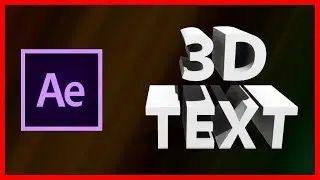 How to create a 3D text Effect in Adobe After Effects CC 2019