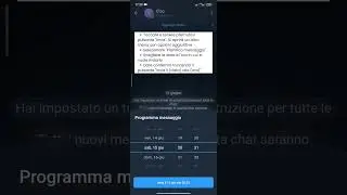 mini tutorial su come inviare messaggi programmati su telegram.