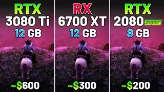 RTX 3080 Ti vs RX 6700 XT vs RTX 2080 SUPER - Test in 12 Games in 2024