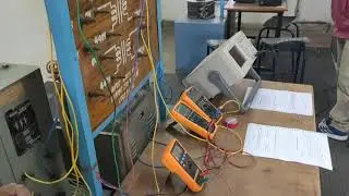 Connection of 3 phase load in Star configuration and measurement of all Line and Phase quantities