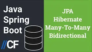 Java Spring Boot - JPA - Hibernate - H2 - Many To Many Bidirectional Relationship - @ManyToMany
