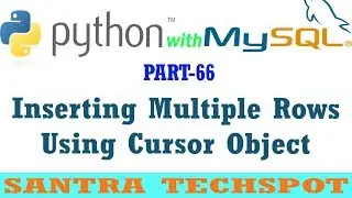 #66 | Insert multiple rows into the MySQL table Using Cursor Object in Python in Tamil