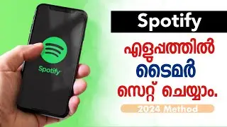 HOW TO SET SLEEPING TIMER ON SPOTIFY APP 2024(MALAYALAM)