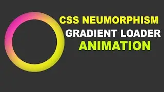 gradient loader animation effect using html and css