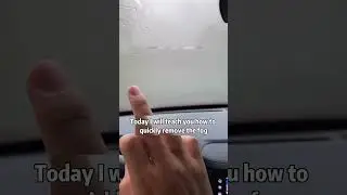 Car glass is easy to fog in rainy days, here is a trick to solve it!  
