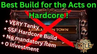 [3.25] Best Build for Hardcore SSF on POE ! Leveling Guide + No mandatory item ! Very easy + smooth