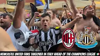 I attended Newcastle United’s CRAZY FAN MEET UP AND TAKEOVER IN MILAN !!!!!!!