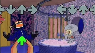Friday night funkin but whitty and squidward