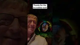 First time taking a selfie with a hologram