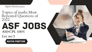 ASF test preparation 2023 | ASF math test preparation lecture no 2 | percentage and sets