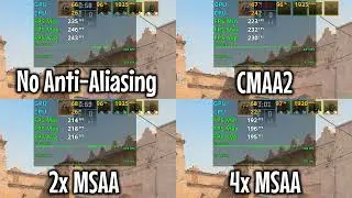 CS2 Multisampling Anti Aliasing Mode | Best CS2 Settings for Max FPS, Visibility & Smooth Gameplay
