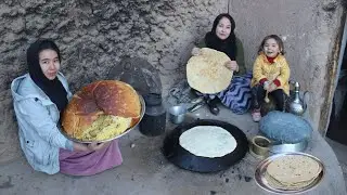 Exploring to Primitive Rural Life in Mountains Village of Afghanistan | Living in Cold Village