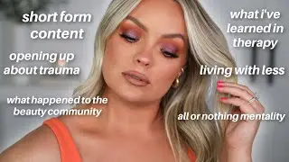 SUPER CHATTY GRWM: opening up about trauma, therapy, social media opinion- SMOKEY SUMMER SLAY MAKEUP