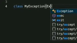 In Python any other class, custom exception can define a constructor and you can pass arguments