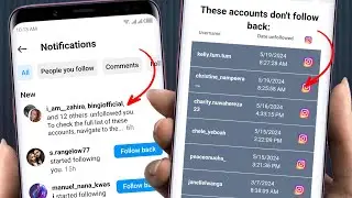 How To See Who Unfollowed You On Instagram 2024 | See who doesn't follow you back on Instagram 2024