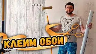 ПОКЛЕИЛИ ОБОИ НЕ НАПРЯГАЯСЬ ⭕️ Реально ли такое без опыта?