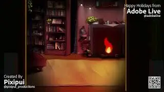 Comfy Yule Log by Pixipui