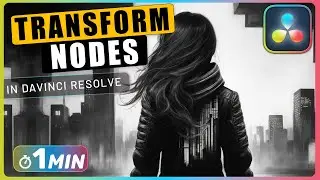 How to TRANSFORM Objects with Transform NODE in Fusion Page in Davinci Resolve