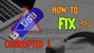 How to fix corrupt Pendrive | Fix USB not showing original space
