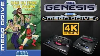 Shui Hu Feng Yun Zhuan |GENESIS/MEGA DRIVE| Ultra HD 4K/60fps🔴| Longplay Walkthrough Full Movie Game