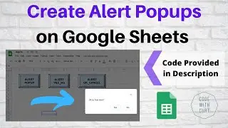 Create Alert Popups on Google Sheets