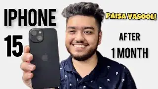 iPhone 15 Review After 1 Month🔥 *The Best iPhone* but Heating?