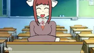 A ticklish NPC (Monika)