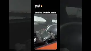Never race a Honda on a trailer