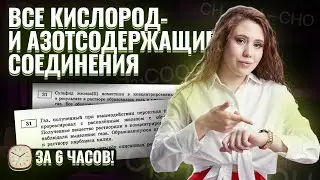 ВСЕ кислород- и азотсодержащие соединения за 6 часов!
