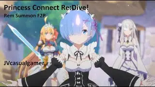 Princess Connect! Re:Dive - Re:Zero collab - Rem Summon F2P