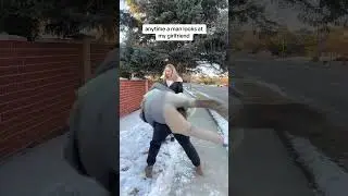 he’s lucky that it’s snowy 💀 