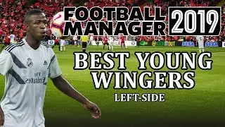 Football Manager 2019 - Best young left wingers | FM19 - wingers wonderkids left side midfielders