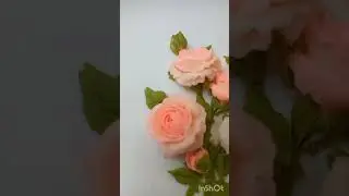 Кремовые цветы.  Творожная крем-паста ♥️ 