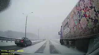 дорога Москва - Тула 05 01 2022