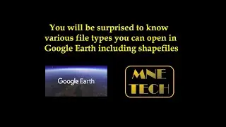 You will be surprised to know various file types you can open in Google Earth including shapefiles