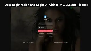 Create a User Registration and Login UI With HTML, CSS and FlexBox