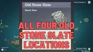 All 4 Old Stone Slate Locations! | Genshin Impact Inazuma Guide