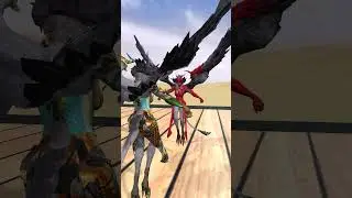 Flying Witcher Fight , #flyingwoman #flyingwitch #witcher #witcherfight