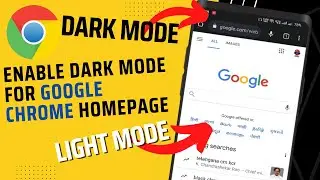 How to Enable Dark Mode for Google Chrome Homepage on Android || Enable Dark Mode on All Websites