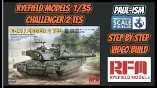Part 3 - Rye Field Models 1/35 Challenger 2 TES Step by Step Build