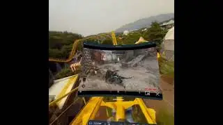Playing PS5 on a rollercoaster