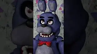 Bonnie meets Withered Bonnie [FNAF/Blender] #fnaf #shorts #bonnie #fnafbonnie