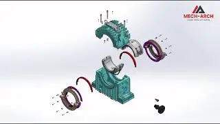 Journal Bearing and Housing Assembly in SolidWorks | Types of Bearings