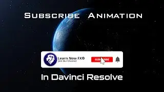 How to make a Subscribe Animation in Davinci Resolve-Fusion(Free Version) Beginner Motion Graphics