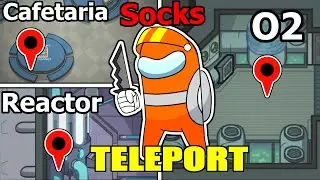 among us but the IMPOSTOR can TELEPORT ANYWHERE