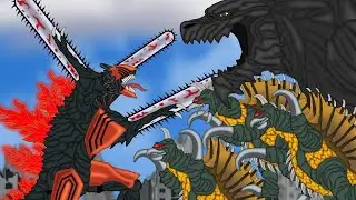 CHAINSAW ZILLA!!! Godzilla Earth VS Gigan VS Chainsaw zilla.