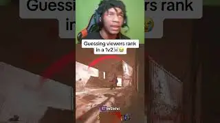 Guessing viewers rank in a 1v2😭 