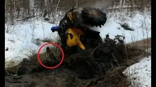 Polaris RZR первый выезд.. BRP искупал хозяина!!! 18+